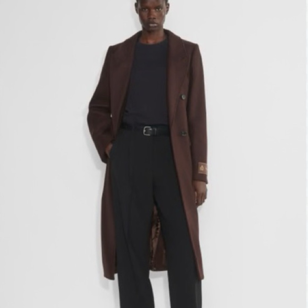 Virgin Wool Cashmere Aritzia Babaton The Constant Coat - Picture 2 of 12